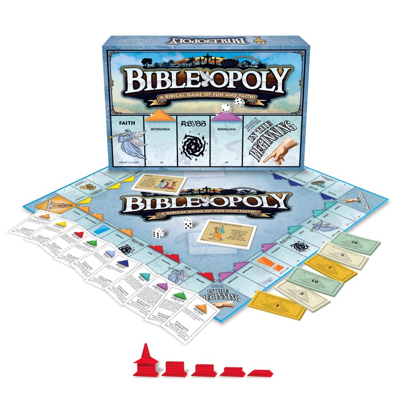 Late for The Sky Bibleopoly Family Board Game – Faith-Based