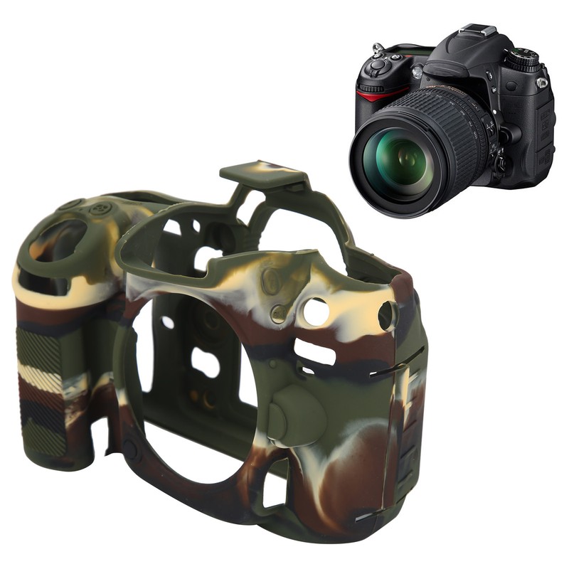 Camera Protective Shell Silicone Case Cover Fit for Nikon D7000