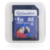 Cloudisk Tarjeta SD de 4 GB SDHC Clase 6 Tarjeta