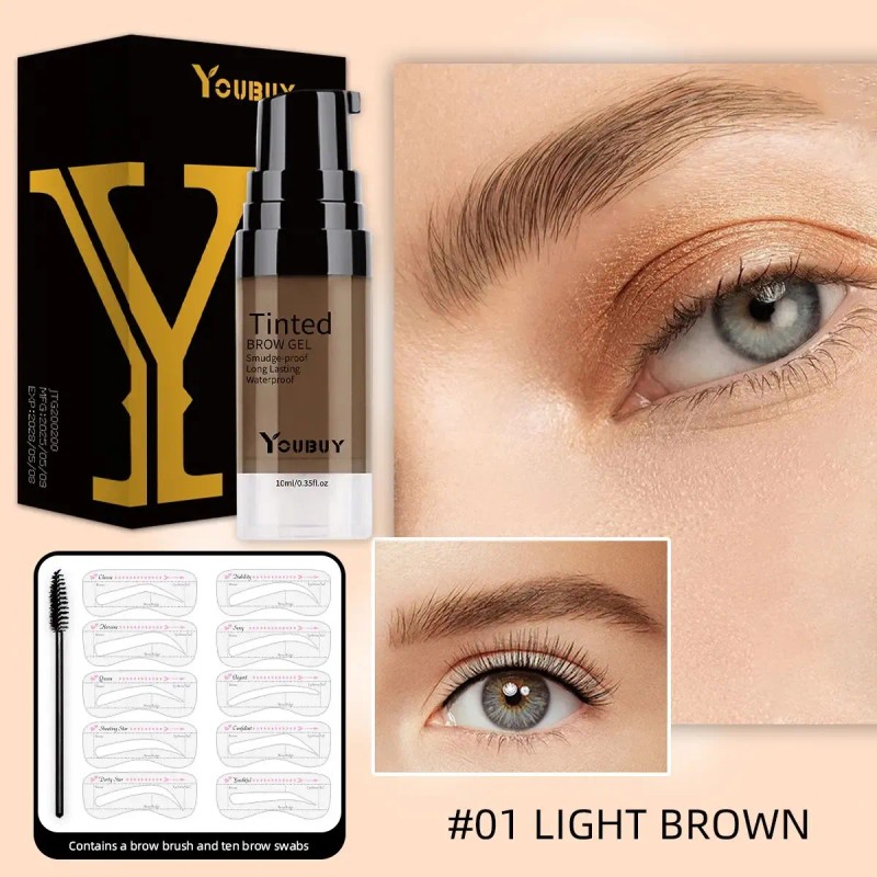 Henna Para Cejas - Gel Ceja Kit Waterproof Larga Duración
