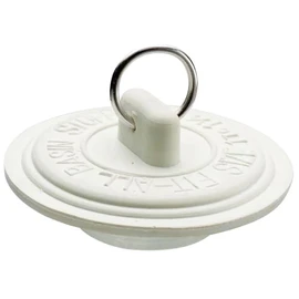 Keeney PP22006 Plumb Pak Duo Fit Drain Stopper, 1-5/8 x 1-3/4", White