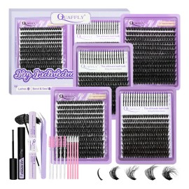 Kit De Extensiones De Pestañas De Paquete De Cuatro 1040pcs