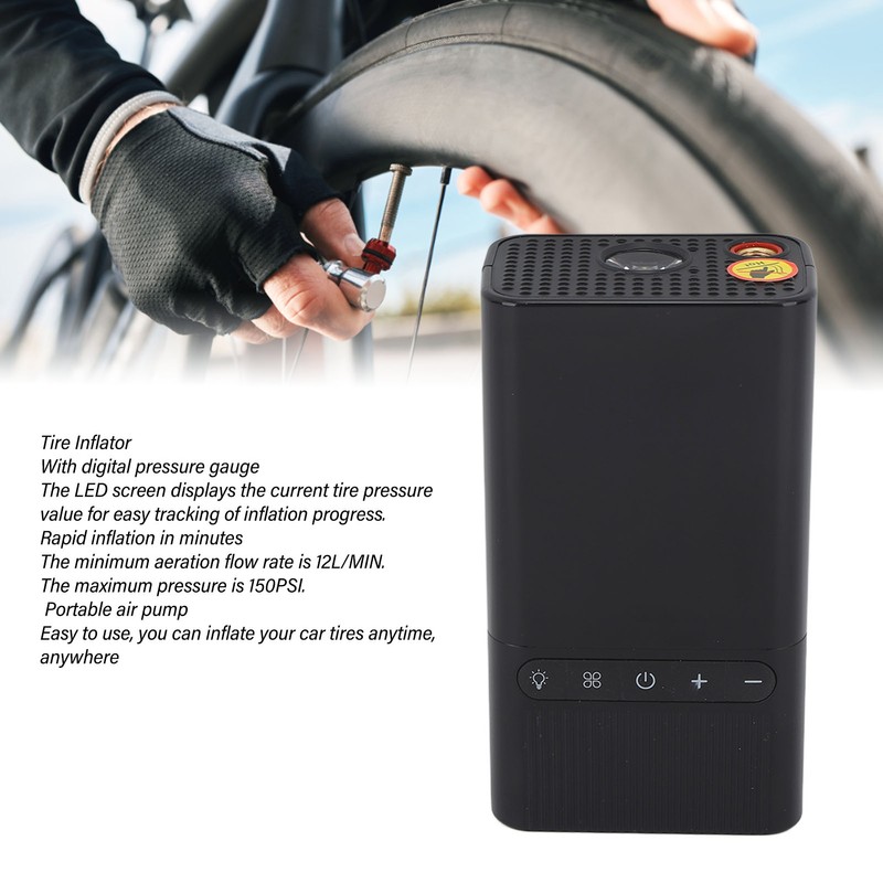 Tire Inflator Portable Air Pump with Digital Tire Pressure Gauge