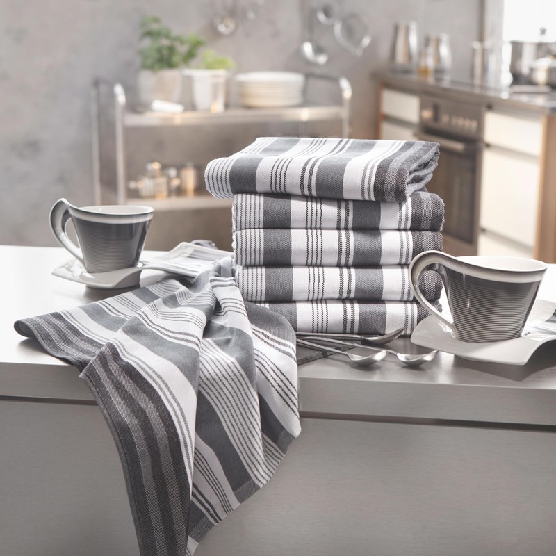 'Chef's Quality ZOLLNER® Set of 4 Tea Towels 50 x 70 cm – Various Colours