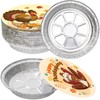 WorldBazaar Round Thanksgiving Leftover Food Containers Disposable 36 Pcs Thanksgiving