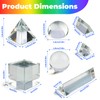 7 Pack K9 Optical Crystal Photography Prism Set, Include 1-4in