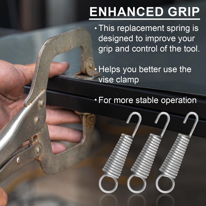 30pcs 4008 Vise Replacement Springs, Carbon Steel Vise Clamp Spring