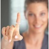 Pack of 2 Massage Rings for Fingers Made of Stainless