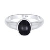 Kuzzoi 0611260221 Men's Signet Ring with Black Onyx Stone, Polished
