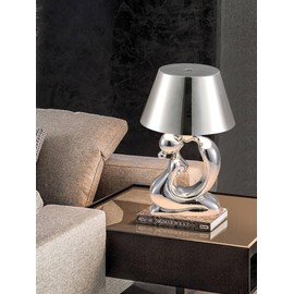 SUPERRUIDALONG New Lovers Creative Table Lamp Rechargeable LED Table Lamp Living Room Bedside Lamp Decorative Lamp Birthday Gift