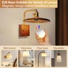 HMLUESR Rechargeable Light Bulbs with Remote Control, 3600mAh E26 Base