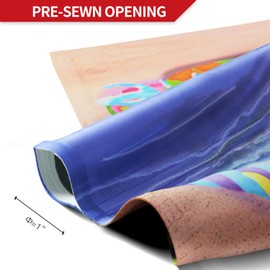 Anley Double Sided Premium Garden Flag, Flip Flops on Summer Beach Welcome Decorative Garden Flags for Home Decor - Weather Resistant & Double Stitched Yard Flags- 18 x 12.5 Inch