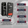 Key Fob Keyless Entry Remote Flip Shell Case & Pad