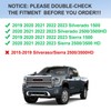 JKCOVER Bed Rail Stake Pocket Covers Compatible with Chevy Silverado/GMC