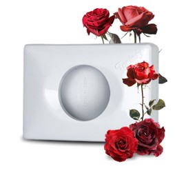 Blanc HYGIENIC FIX Hygiene Bag Dispenser - Hygiene Dispenser for Women's Hygiene Bags, Wall Mounted, Dispenser Made of ABS, Bag Sold Separately, White