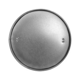 Vent Systems 12" Metal Tee Cap with Handle. Galvanized Steel End Cap. Dryer Vent Cover. Dryer Duct End Cap. 12In Steel End Cap. Steel Plug 12 Inch. Round Metal Duct Fitting