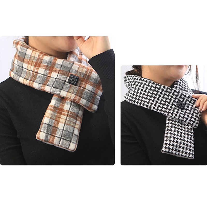 Heated Scarf Soft Neck Warmer USB Charging Heating Scarf 3