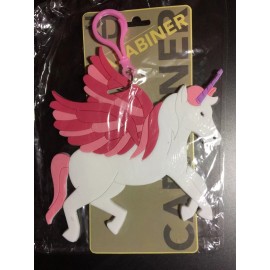 LINGUO UNICORN LUGGAGE TAG GIRLS ACCESSORY SCHOOL BAG ID TAG BRAND NEW