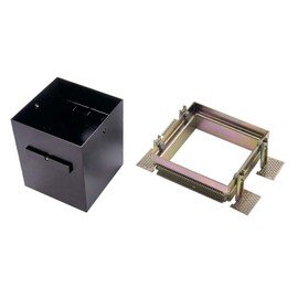 SLV 115151 AIXLIGHT PRO 1 FRAMELESS installation frame, incl. mounting kit, black, Steel, black, , ,