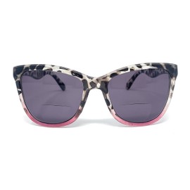 Incredible Bargains The Beverly Hills Bifocal Reading Sunglasses Cateye Butterfly Sun Readers for Women + 2.00 Pink with Tortoise