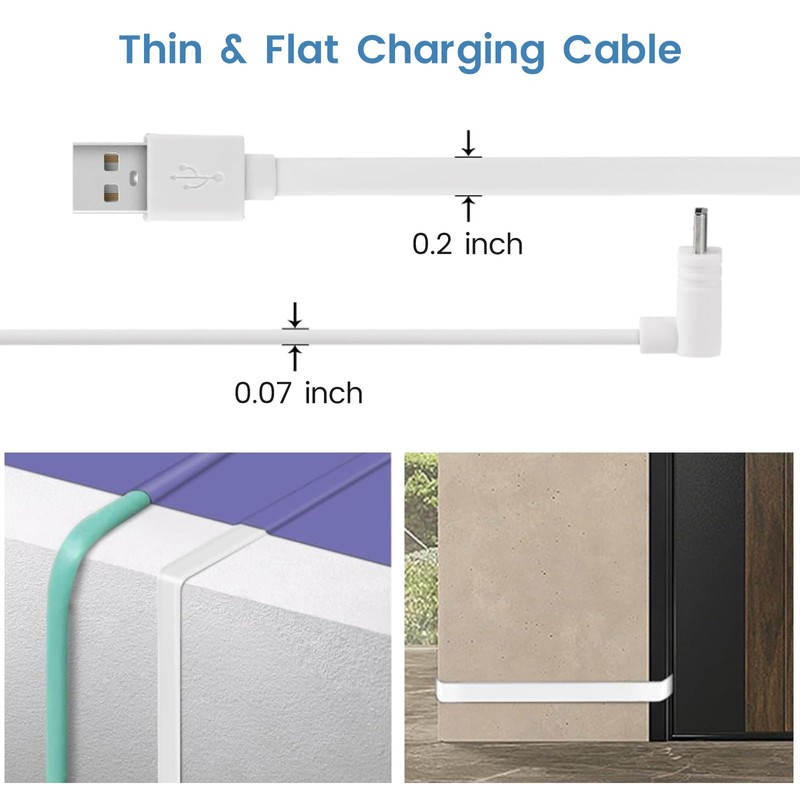 Smays 10 ft Cable for WYZE Cam Pan v3 Camera,