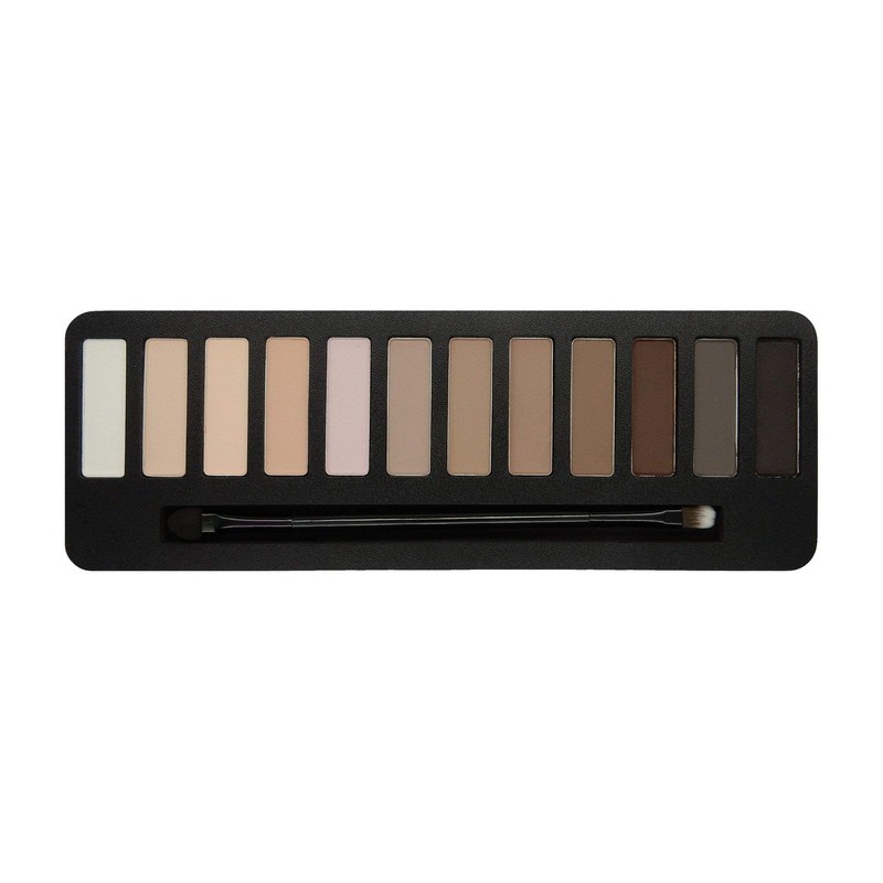 W7 Mighty Mattes Eyeshadow - 12 Matte Nude Colours –