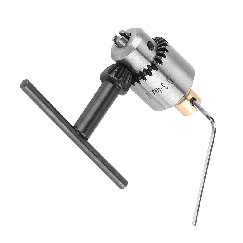 Portabrocas JTO Mini portabrocas cónico con llave para portabrocas para