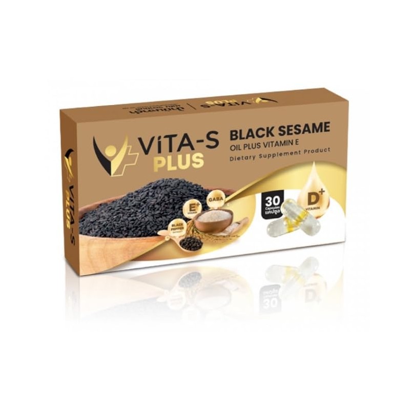 Vita-S Black Sesame Oil 30 Capsules
