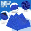 Nuenen 48 Packs Magnetic Cleaning Cloth Microfiber Dry Erase Eraser