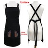 Sturdy Thick Professional Artist Apron, Cross Back + Fasten/Quick Release