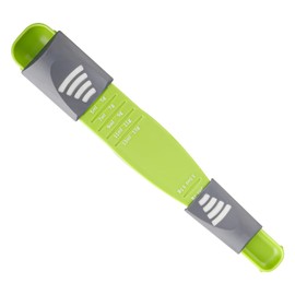 Luckious Adjustable Dual Purpose Plastic Measuring Spoon,Dual Head Design with Graduated Spoon,Measuring Graduated Spoon for Powdered Milk,Sugar,Salt