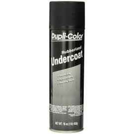 Dupli-Color EUC101A00 Paintable Rubberized Undercoat - 16 oz., Black