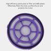 4PCS Vacuum Cleaner Filter Set ABS High Efficiency Particulate Air