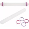 SARO STORE Rodillo Para Fondant Con Ligas Niveladoras