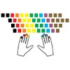 Learning English US Colored PC Keyboard Decals
