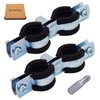 SKIR'CO Double Pipe Carrier with Rubber Lining for 15-19 mm