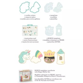 American Crafts, Sweet Sugarbelle Specialty Cookie Cutter Set-Enchanted (3 Pack)