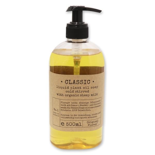 Real Liquid Vegetable Oil Soap with Sheep's Milk 500 ml