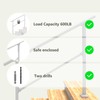 MDpygsfj Hand Rails for Outdoor Steps, 4 Step Handrail Stair