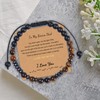 Bonus Dad Stepdad Gifts from Son Daughter Morse Code Bracelet