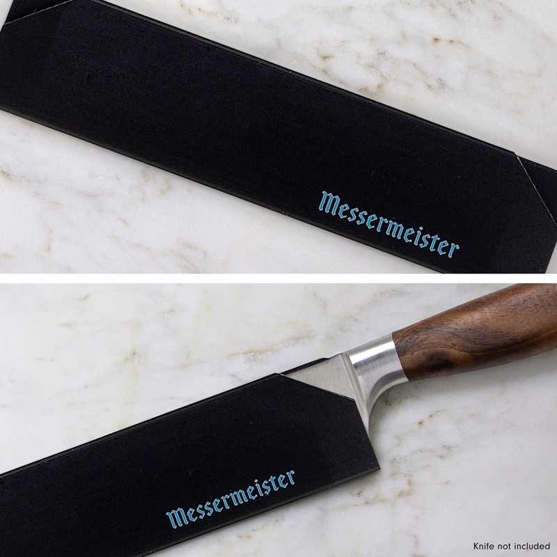 Messermeister 8” Chef’s Edge-Guard, Black - Fashionable & Functional Knife
