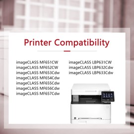 067H 067 Toner Cartridge Set 4 Pack High Capacity MF656Cdw Toner Replacement for Canon Toner 067 H for Color imageCLASS MF656Cdw MF654Cdw MF653Cdw LBP633Cdw LBP632Cdw Printers - Cartridge 067 H