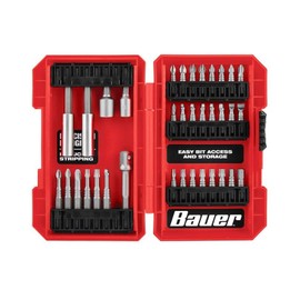20V Cordless 1/2 in. Drill/Driver Compatible with Bauer - Battery and charger sold separately - comes with Impact Drill and Driver Bit Set, 35-Piece