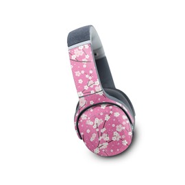 MightySkins Glossy Glitter Skin Compatible with Skullcandy Crusher Evo Wireless - Sakura Pink | Protective, Durable High-Gloss Glitter Finish | Easy to Apply | Made in The USA