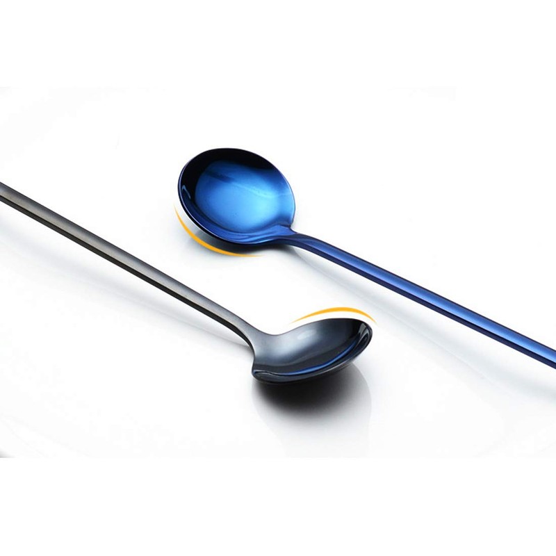 Long Handle Spoon Stainless Steel Spoons teaspoons Mark Spoon Coffee