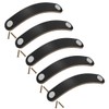 Yoohey 5 Pack Drawer Knob Pull Handle Leather Cabinet Drawer