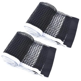 XMNIVATE 2 Pieces Of Table Tennis Net, Black Table Tennis Net, Rope Table Tennis Net, Foldable Table Tennis Net, Portable Table Tennis Net
