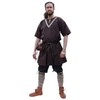 Battle-Merchant Medieval Tunic Ailrik Cotton Tunic with Border for Men
