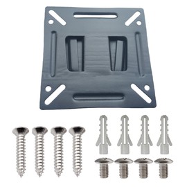 QLXHBOT Monitor Wall Mount Most 14-24“ TVs Computer Universal Low Profile RV TV Wall Mount VESA Up to 100x100mm up to 30lbs Fits 15 19 20 22 23 Inch Camper Small Monitor Mount Bracket