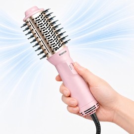 Portable 4-in-1 Travel Blow Dryer Brush with Dual Voltage